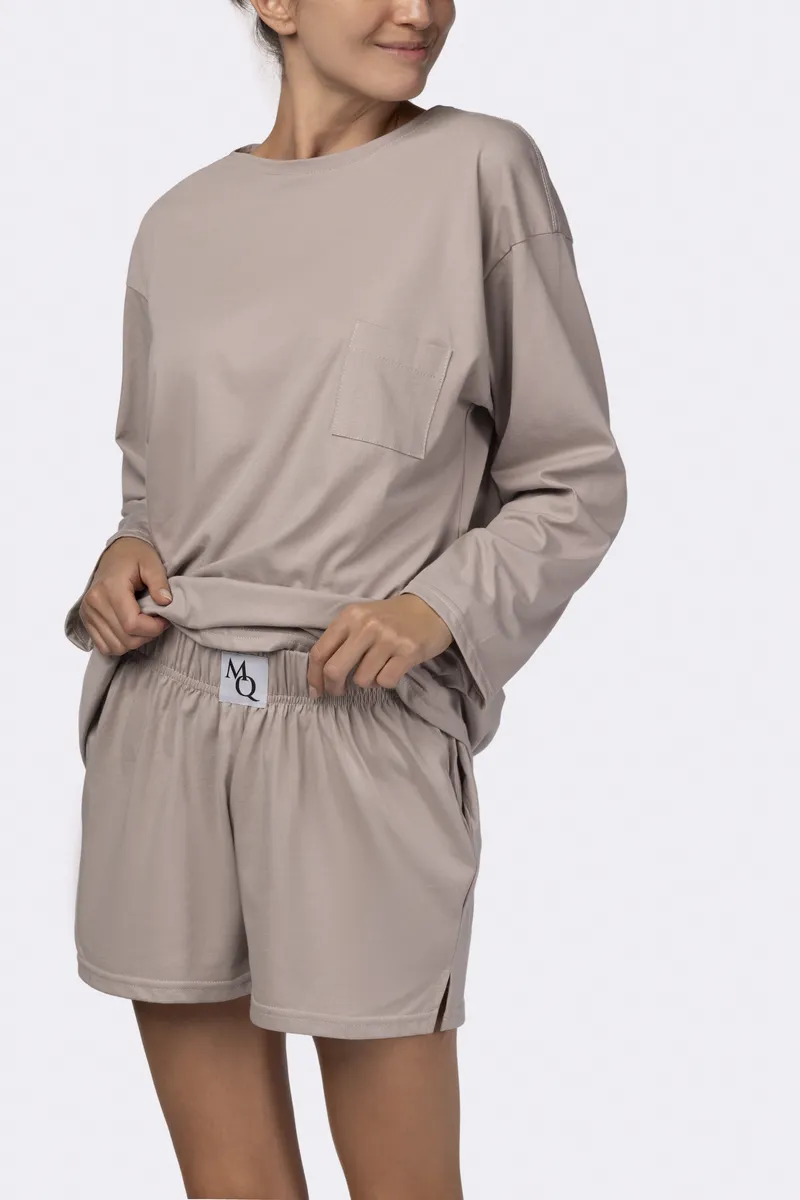 bawelniana-pizama-735rpd.webp PIŻAMA BAWEŁNIANA DAMSKA LONGSLEEVE JOY BEIGE - obrazek 1