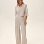 Esotiq Piżama 42077 Beżowy Regular Fit | Modivo.pl