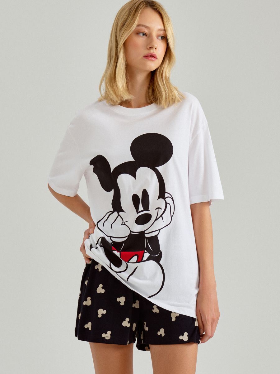 house-pizama-damska-840euw.jpg Dwuczęściowa krótka piżama Mickey Mouse - obrazek 1