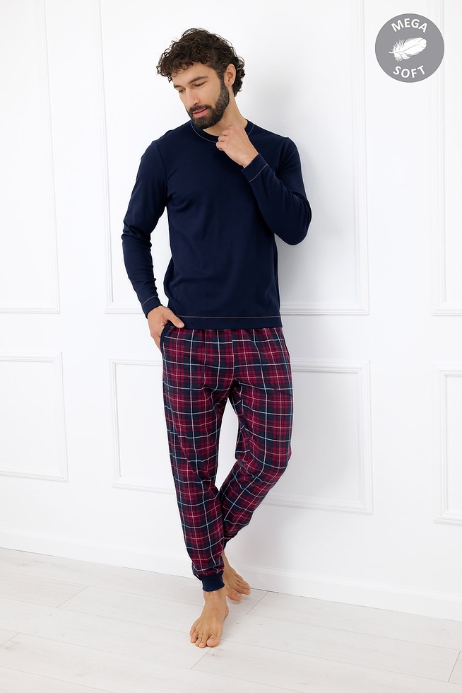 meskie-pizamy-bawelniane-310jno.jpg Piżamy męskie bawełniane Piżamy męskie Mężczyzna italianfashion.pl - obrazek 1