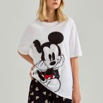 Dwuczęściowa krótka piżama Mickey Mouse