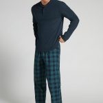 IUMAN Intimissimi SET Piżama/niebieski denim Zalando.pl