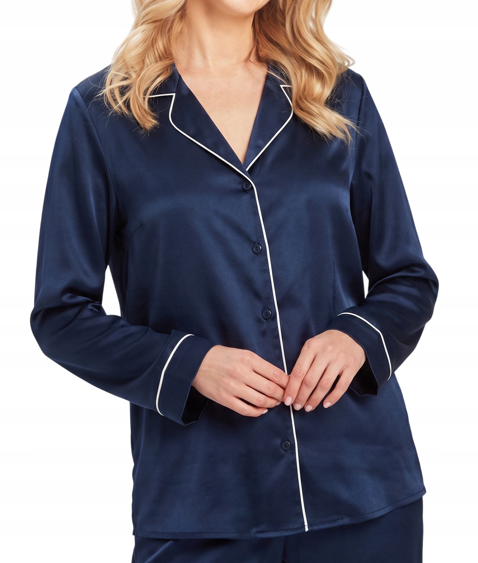 pizama-intimissimi-804odi.jpg INTIMISSIMI bluzka od piżamy z jedwabiu XS - obrazek 1
