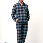 Piżama Key Męska MNS 431 Flanela R.3XL 4XL Modny Sklep