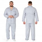 Piżama męska Megitarnow 4XL bawełniana flanelowa długi rękaw wielokolorowa • Cena • Opinie Allegro