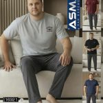 Piżama męska (L 4XL) 16921 cena, sklep, hurtownia CentrumHurt