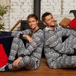 Piżama męska, kombinezon Alaska Italian Fashion granat