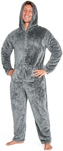 pizama-meska-jednoczesciowa-922wxx.jpg CityComfort Męski kombinezon Jumpsuit, jednoczęściowy Anzug z polaru Onesie Puchaty jednoczęściowy piżama dla mężczyzn i nastolatków chłopców M 3XL, ... - obrazek 1