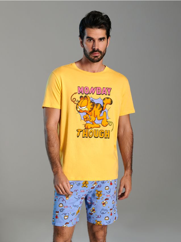 pizama-meska-sinsay-111bgl.jpg Piżama Garfield Kolor wielobarwny SINSAY 7669Y MLC - obrazek 1