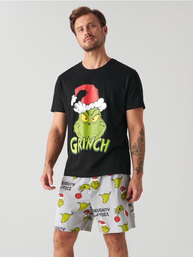 pizama-meska-sinsay-534xiy.jpg Piżama Grinch Kolor czarny SINSAY 5420J 99X - obrazek 1