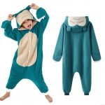 PIŻAMA POKEMON SNORLAX DLA DZIECI ONESIE KIGURUMI