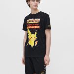 Dwuczęściowa piżama Pokémon czarna