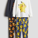 Bawełniana piżama w nadruki 2 pak Biały/Pokémon Dziecko | H&M PL