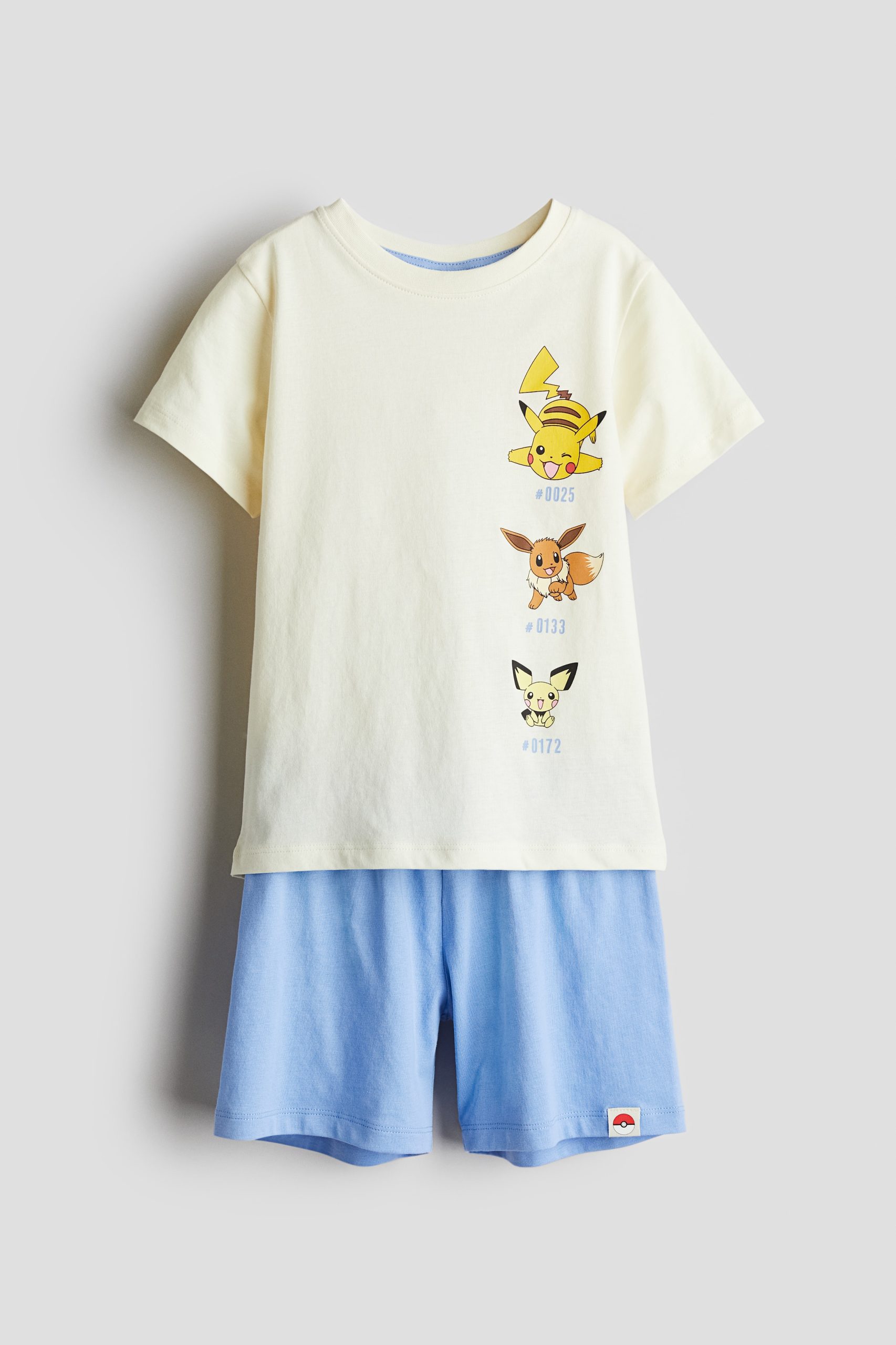 pizama-pokemon-647lve-1.jpg Piżama z nadrukiem Jasnożółty/Pokémon Dziecko | H&M PL - obrazek 1