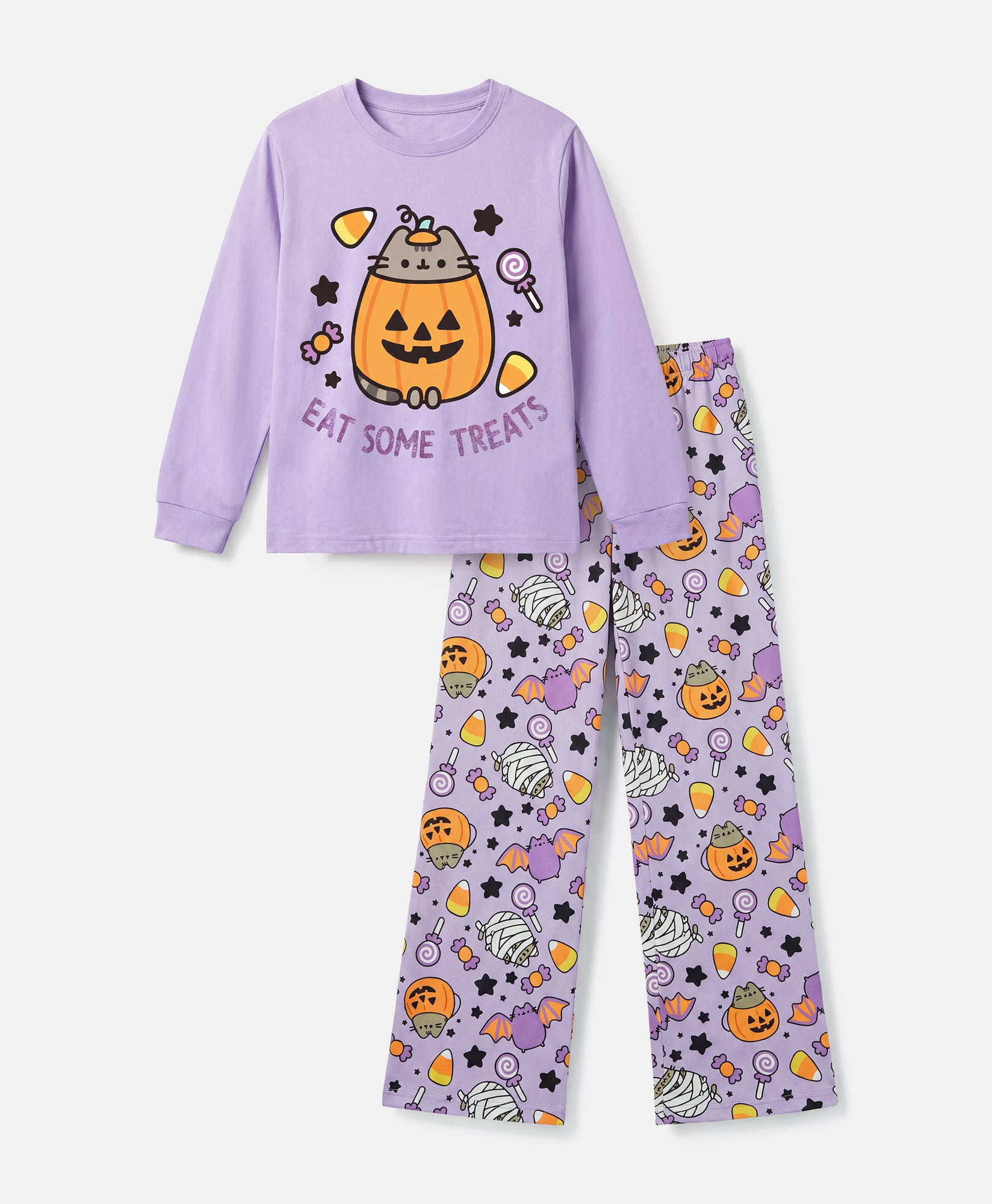 pizama-pusheen-300wkn.jpg Piżama dziecięca Pusheen Halloween 100% bawełna Tylko w Pepco - obrazek 1