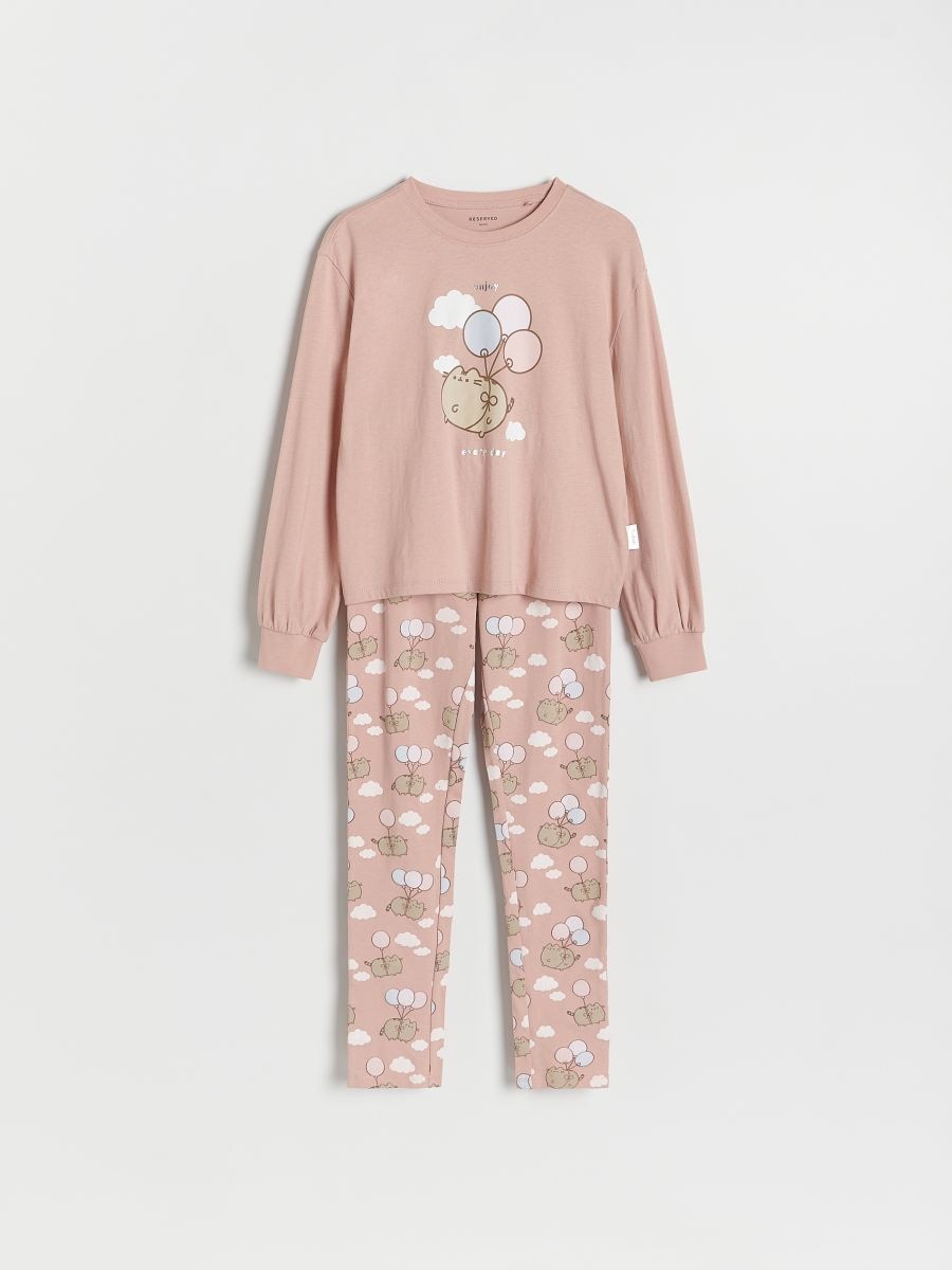 pizama-pusheen-471meo.jpg Piżama dwuczęściowa Pusheen Kolor kremowy RESERVED 926BS 02X - obrazek 1