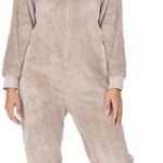 Pusheen The Cat Onesie Damskie | Damska piżama Novelty Brown All In One | Cartoon Cat z uszami 3D Tail Character Odzież domowa | Prezenty towarowe ...