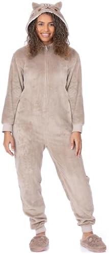 pizama-pusheen-638uqm.jpg Pusheen The Cat Onesie Damskie | Damska piżama Novelty Brown All In One | Cartoon Cat z uszami 3D Tail Character Odzież domowa | Prezenty towarowe ... - obrazek 1