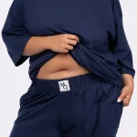 Piżama bawełniana plus size PREMIUM krótkie spodenki + krótki rękaw ( r. 44 56) Sklep internetowy ByLola